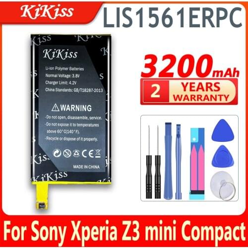 LIS1561ERPC Battery for Sony Xperia Z3 Compact Z3c mini D5803 D5833 For C4 E5303 E5333 E5363 E5306 Mobile Phone Batterie Bateria
