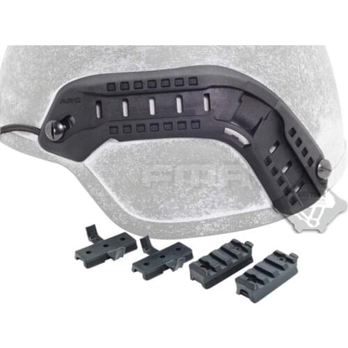 Free Shipping BK ACH-ARC Helmet Accessory Rail Mount Kit MICH 2000 Helmet Guide Suit Helmet Rail Adapter