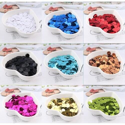8.1mm Sequins DIY Sewing Material Colorful Round Paillettes Nail Decoration Sewing Wedding Dress Accessories