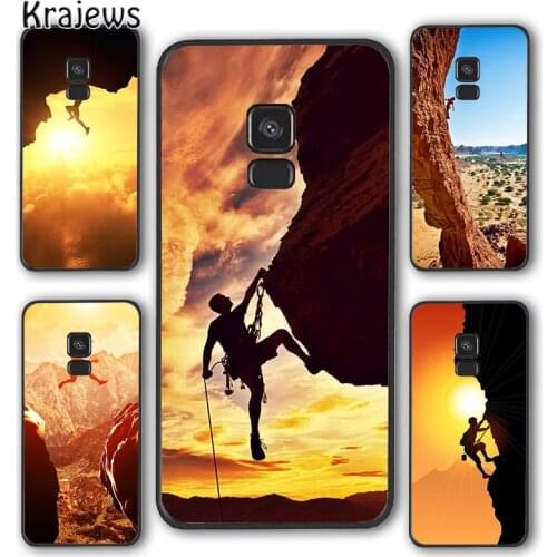 Krajews Mountain Climbing Adventure Sports Phone Case Cover For Samsung Galaxy S6 S7 edge S8 S9 S10 E lite S20 plus ultra Note