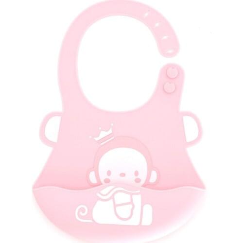 Baby Silicone Bibs Kids Feeding Infant Bib Child Adjustable Newborn Waterproof Girl Saliva Apron Dropshipping Bandana Clothes