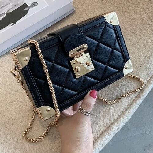 Women Small Pu Leather Handbags Fashion Designer Ladies Chain Crossbody Bags for Women Casual Female Shoulder Messenger Bags New