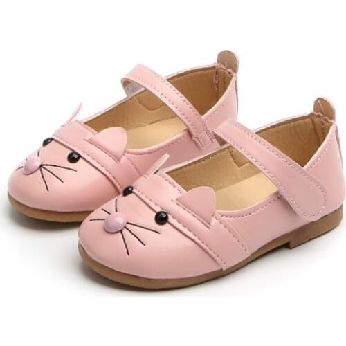 Cute Animal Patterns Children Shoes Girls Flats Spring Autumn Girls Princess Casual Singel Shoes