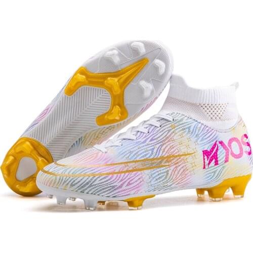 Men Soccer Shoes Professional Turf Football Boots Male Support Kids Cleats Sports Shoes Futsal Chaussure Football Sneakers 35-44