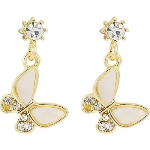 New Earrings Fashion Jewelry Super Fairy Butterfly Modeling Simple Statement Earrings Wholesale Stud Earrings Earrings For Women