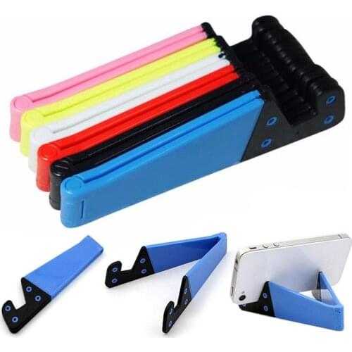 New Phone Holder V-shaped Tablet Stand Universal Foldable Mobile Smartphone Holder Stand For IPhone 12 Samsung Portable Bracket