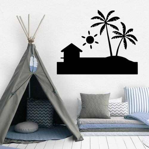 New Design Vacation decals Environmental Protection Vinyl Stickers Kids Room Nature Decor Wall Decal Home Decor
