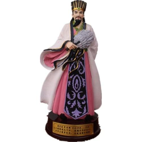 CHINESE STYLE ROMANCE OF THREE KINGDOMS FIGURE FIGURINES SLEEP DRAGON GUAN YU STATUE CREATIVE RESIN HOME DECORATION GIFTS R2840