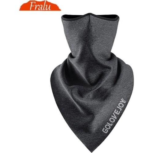 Mens Scarf Winter Fall Windproof Warmer Half Face Scarves Bike Multifunctional Ear Protection Bandana Night Reflective Headband