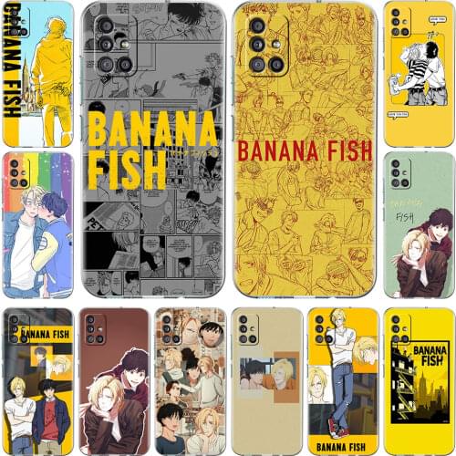 Stylish Smartphone Case for Samsung Galaxy A51 A71 A21s A31 A12 A72 A32 Back Soft Cover A52 5G A11 Funda Anime Banana Fish