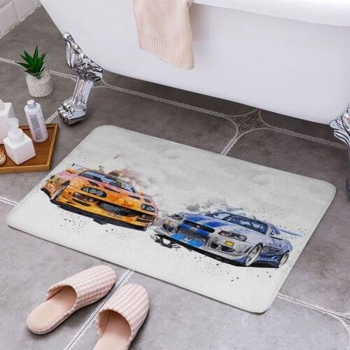Supra and Skyline Carpet Areas Rug Non-slip Floor Mat Rug 3D Printing Living Room Bedroom Door Mat Home Decoration