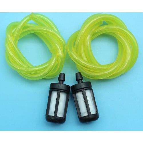 2Feet Tygon Fuel Line Hose (3x5mm & 3x6mm) Fuel Filter Kit For Zama Stihl Poulan Husqvarna Craftsman Chainsaw Trimmer Blowers
