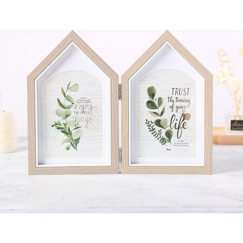 Creative House Photo Frame Home Accessories Decorative Picture Frame Student Gift Wedding Photo Frame Decoration