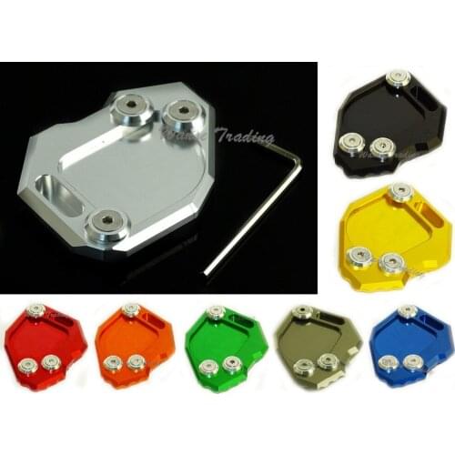 Sale Kickstand Foot Side Stand Extension Pad Support Plate For BMW F800GS F800 GS 2008 2009 2010 2011 2012 2013 2014 2015