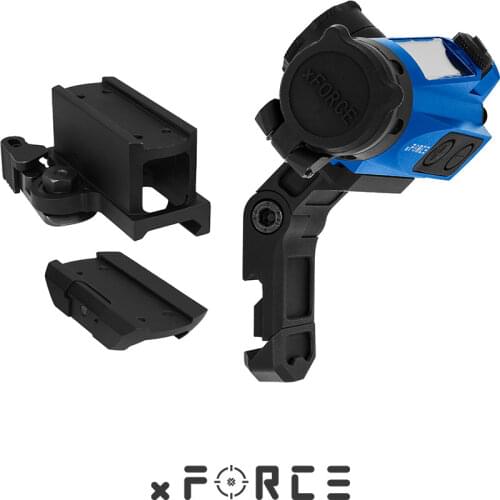 XFORCE XTSP Solar Red Dot Sight with LOW & QD & 45-Degree Offset Mount & Killflash / Kill Flash Buy One Get 1 FREE Offset Mount