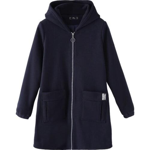 Plus Size 10XL 8XL 6XL Women Long Sleeve Autumn Winter Trench Coat Female Hooded Oversize Casual Clothing Women Winter Warm Coat