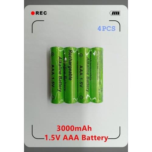 2021 Alkaline Battery AAA 3000mAh 1.5V, Remote Charging Battery AAA, Toy Light Battery