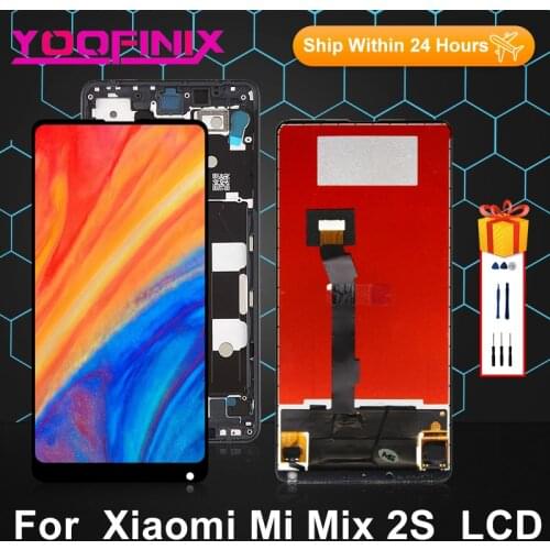5.99" Original For Xiaomi Mi Mix 2S Display Touch Screen Digitizer Replacement Parts For Mi Mix 2S LCD Display M1803D5XA