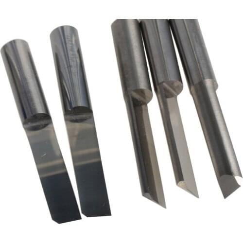 5pcs 6*22mm Straight Flute Milling Cutters, CNC Engraving Tools, Wood Router Bits, Carving Foam, Carbide End Mills