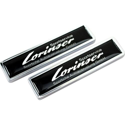 Car Styling Auto Sticker Emblem Badge Decal For Lorinser Logo For Mercedes Benz E C B SLC GLE CLA CLS A200 C300 E300 W211 W204