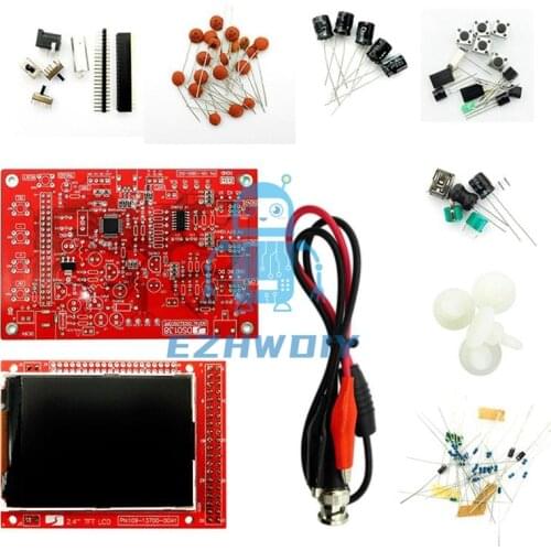 DSO138 digital oscilloscope kit project and DIY handheld oscilloscope dso oscilloscope parts