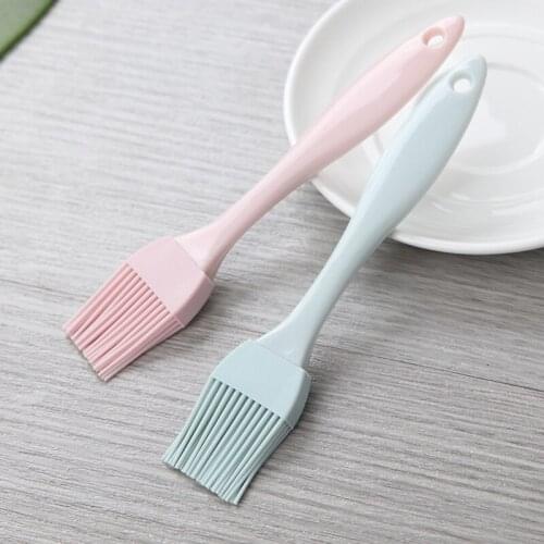 3 Pcs BBQ Color Heat Resistant Non-Stick Cookware Silicone Oil Brush Barbecue Brush Barbecue Accessories Kitchen Supplies