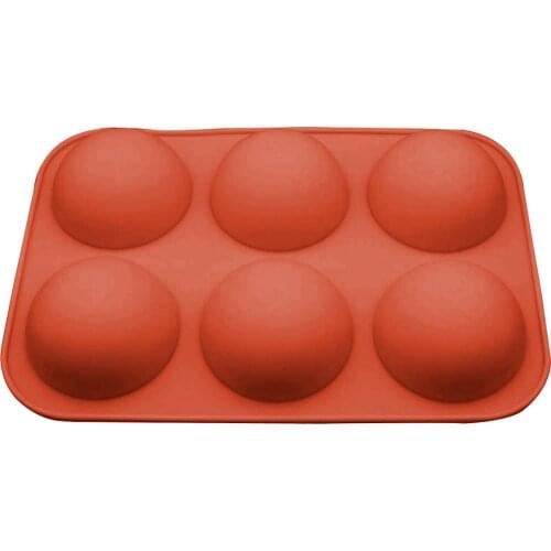 Cake Mold Half Ball Sphere Silicone Muffin Chocolate Cookie Baking Coffee Mould Pan Fondant Home Kitchen Tool Baking Accessories