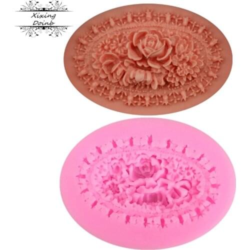 Flower Fondant Cupcake Decorating Molds Cake Silicone Mold Sugarpaste Candy Chocolate Gumpaste Clay Soap Mould