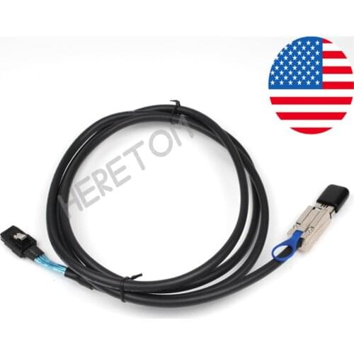 External Mini SAS SFF-8087 36P Pin Male to Mini-SAS SFF-8088 26P Pin Male Adapter Converter Connector Transfer Cable 1M/2M