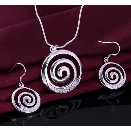 LKNSPCS628 925 sterling silver jewelry set, fashion jewelry set Earring 519 Necklace 540 /dgjalxqa dsbamjia
