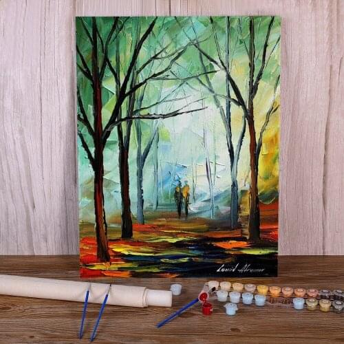 The Scent Love DIY Painting By Numbers Complete Kit Acrylic Paints 50*70 Boards By Numbers Handmade For Wholesale