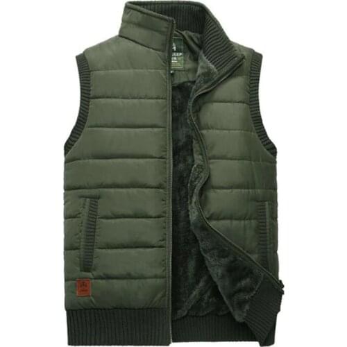 New Men photography vest Spring&autumn men Multi-pocket Man Lambs wool lining Warm men vests Plus Size S-4XL