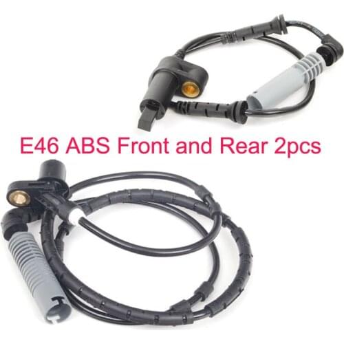 Originl Front and Rear ABS Sensor For BMW E46 323ci 323i 325Ci 325i 328Ci 328i M3 34521164651 34521164652 two pcs wheel speed