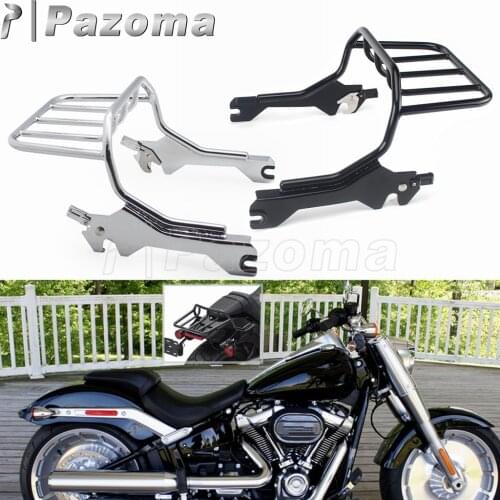 Motorcycle Rear Seat Support Shelf Steel Luggage Carrier Rack For Harley Fat Boy 114 FLFBS FLFB Breakout 114 FXBRS FXBR 18-2020
