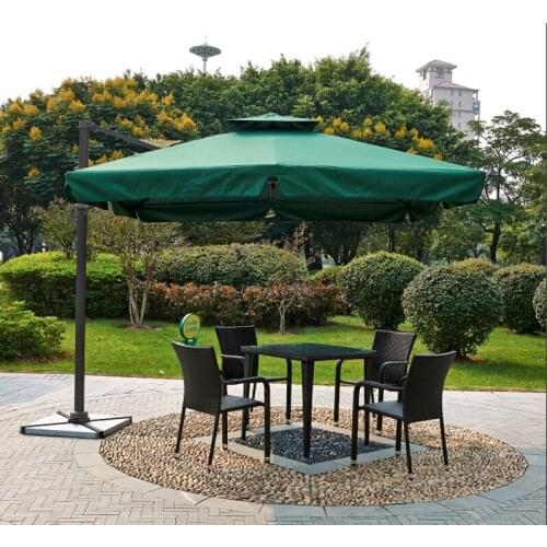 Courtyard garden chairs leisure outdoor sun umbrellas patio furniture balcony chairs and tables for amusement playground park