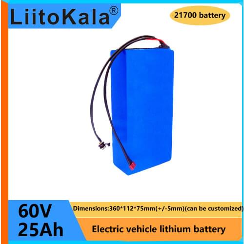LiitoKala 60V 25ah electric scooter bateria 60V 25AH Electric Bicycle Lithium Battery Scooter 60V 1000W ebike battery