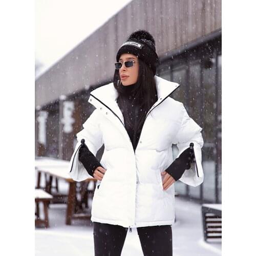 VICTORIA BONYA JEANS Women's White Jackets