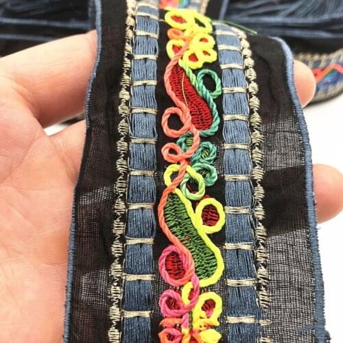 Embroidery Lace Fabric Trim Craft Ribbon DIY Sewing Guipure Applique Decor DIY Clothing Underwear Accessories 1 yards