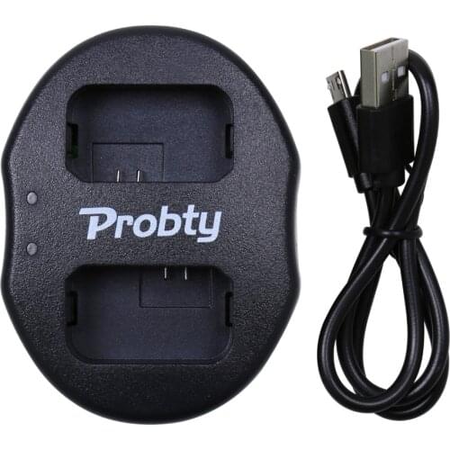 PROBTY NP-FW50 NP FW50 NPFW50 USB Dual Channel Charger For sony A7 A7S A7R A3000 A5000 A5100 A6000 Camera battery charger