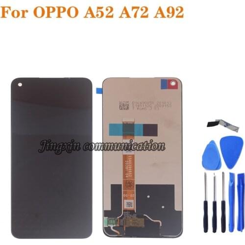6.5” Original Display For Oppo A52 A72 A92 CPH2069 CPH2067 LCD Display Touch Screen Glass panel Digitizer Assembly Repair kit