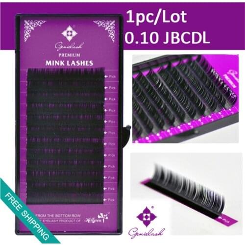 1 Tray 0.10/JBCDL Mink Eyelashes Extension free shipping eyelashes