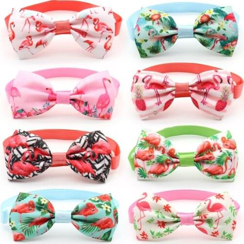 100pcs Pet Dog Grooming Products Small Dog Bow Ties Adjustable Cat Dog Neckties Bowties Summer Dog Accessories