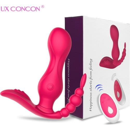 Wireless Vagina G Spot Vibrator for Women Anal Clitoris Stimulator Wearable Panties Dildo Vibrating Sex Toys for Adult Couples