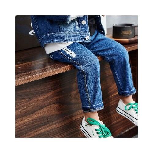 Girls Jeans Baby Kids Jeans for Children Boys Girls Leggings Kids Skinny Pants Toddler Pants Girl Kids Pants for Boy Cotton 2-8Y