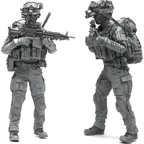Model 1/35 Figure Model Kits Modern American Special Force B Resin Soldier Model Unmounted Ah-02