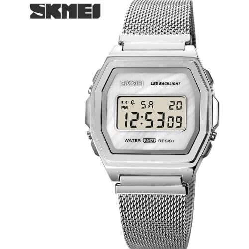 Men Digital Watch LED Display Waterproof Male Wristwatches Chronograph Calendar Alarm Sport Watches Relogio Masculino SKMEI 1806