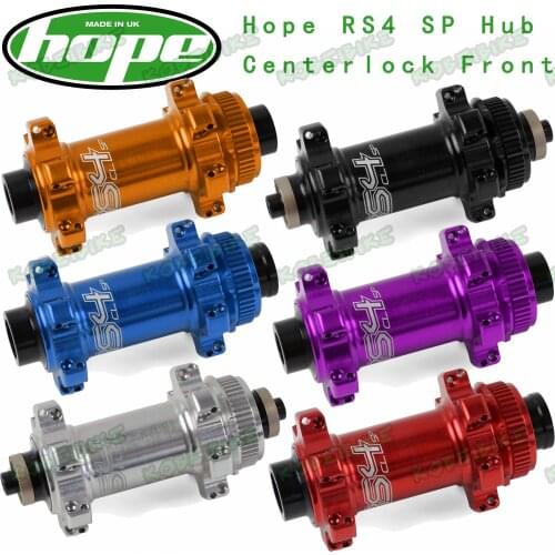 HOPE RS4 Hub Mtb ROAD Disc Brake Straight Pull Hubs 24 Hole Center Lock Bicycle Hub Front QR 9X100MM Thru Axle 15x100mm 12X100MM