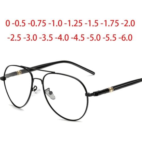 Prescription Eyewear For Nearsighted Diopter -0.5 -1.0 -1.5 to -6.0 Women Men UV400 Myopia Glasses Spectacles With Diopter