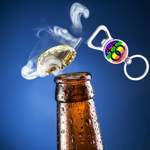 Portable Colorful Red Holiday Celebration Keychain Corkscrew For Lover Bottle Opener For Party Family Gift Supplies Openers 618