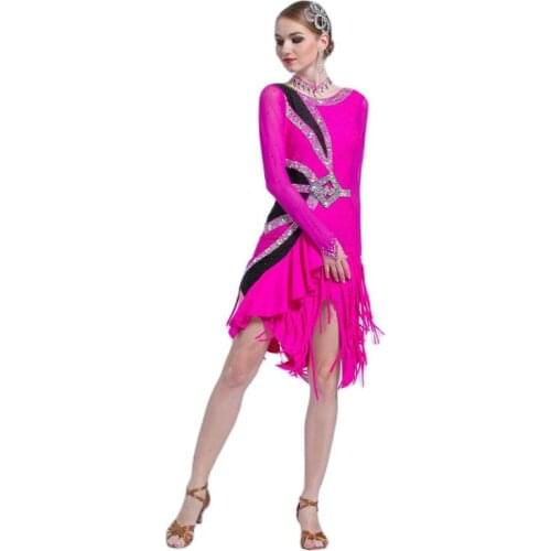 L-17234 Adult rumba cha-cha dance Latin dance dress, female costumes new Latin american dresses for sale